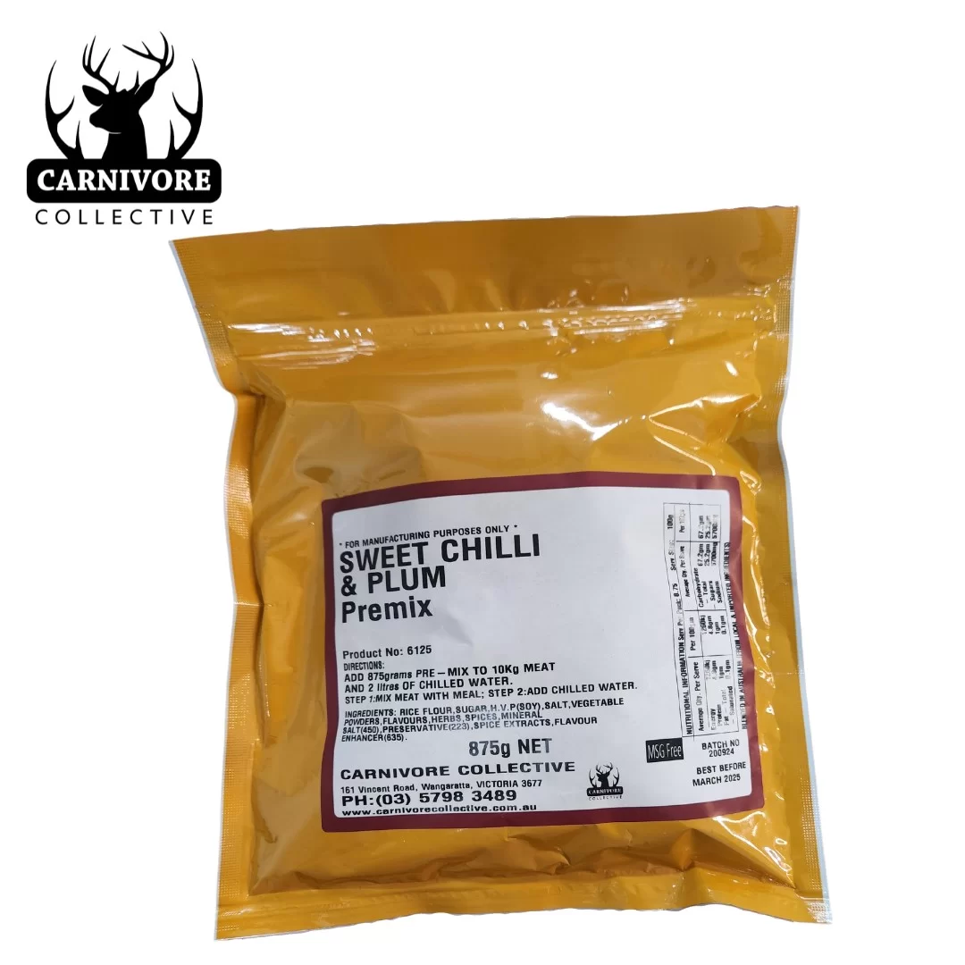 Carnivore Collective 875gm Sweet Chilli & Plum Sausage Seasoning - Gluten Free